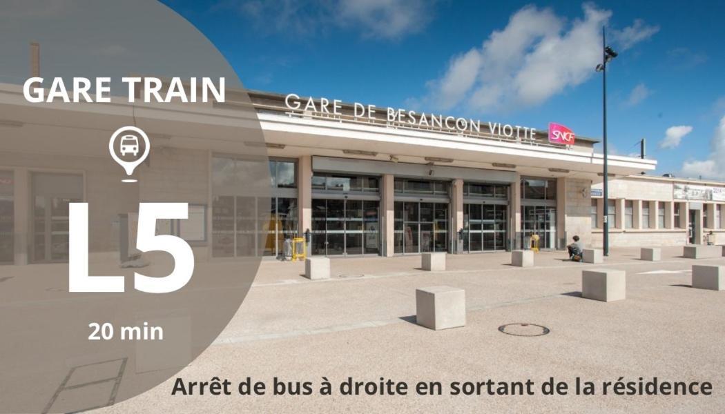 Appartement Cosy Avec Balcon Et Piscine Besançon Eksteriør billede